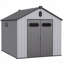 Remise de rangement en plastique pour jardin