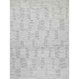 Canyon Wool Abstract Area Rug in Silver/Gray