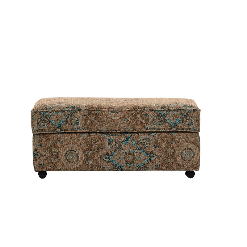 Repose-pieds avec rangement Hughes Furniture 1750, sarcelle Estonie, Estonie bleu sarcelle