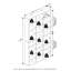 60.47cm H Media Shelves-827294611