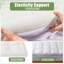 Surmatelas, couvre-matelas très épais pour les maux de dos, avec taie d'oreiller et masque pour les yeux, protège-matelas rafraîchissant avec poche profonde de 8 à 21 pouces-772024052