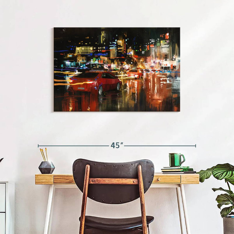 Mehar LA Night Rush, 24" H x 36" W