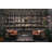 Eccles 90" Distressed Metal and Solid Wood Six Tier Bookcase-53514133