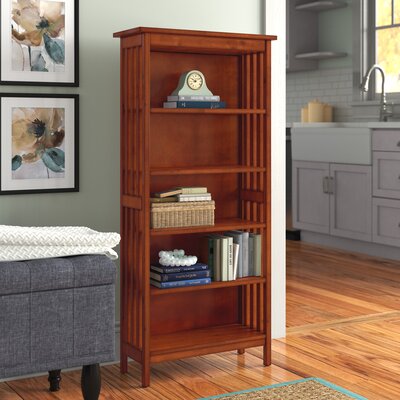 48.25"" H x 22"" W Standard Bookcase -  Red Barrel StudioÂ®, 8587B1689AB74AE98D4643A575D3B0D1