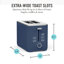 Grille-pain 2 tranches Martha Stewart, indigo-134433237