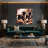 Dogs Leonberger Black Canvas Wall Art