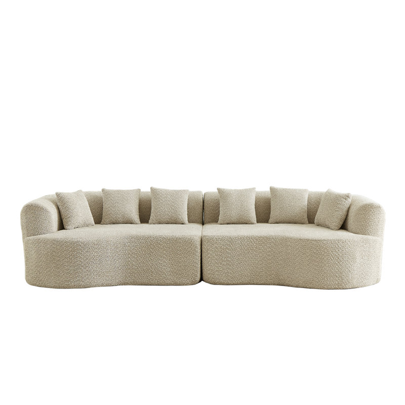 Compression Cloud Sectionals, 111.5 Inch Chenille Modern Sofa For Home