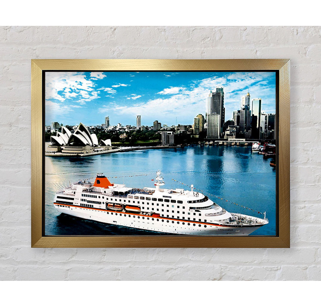 Poster Sydney Cruise Liner Architecture