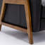 Fauteuil inclinable en bois pour le salon