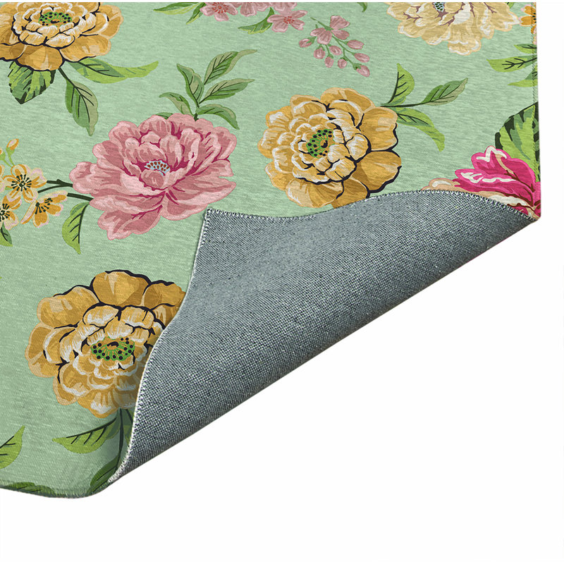 Tapis extérieur Catherine, Sauge, Rectangulaire 10 pi x 8 pi