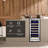 Single Zone 15'' 30 Bottle Wine Refrigerator With Reversible Door