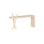 Branch Waterfall Console Table in Bleached