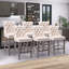 Velvet Upholstered Bar Stool with Button Tufted Back-102830872-108418880-113494538