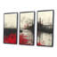 Ensemble de salon art mural rouge et noir-2056082716-2056082689