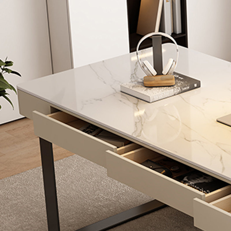 Bureau italien minimaliste, H 29,53 po x l 62,99 po x P 27,56 po