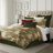 French Countryside Antique Red/Natural Linen Blend Comforter Set-60702909