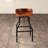 Modern Brown 29-34.5 Inch Adjustable Height Swivel Barstool-1601625587