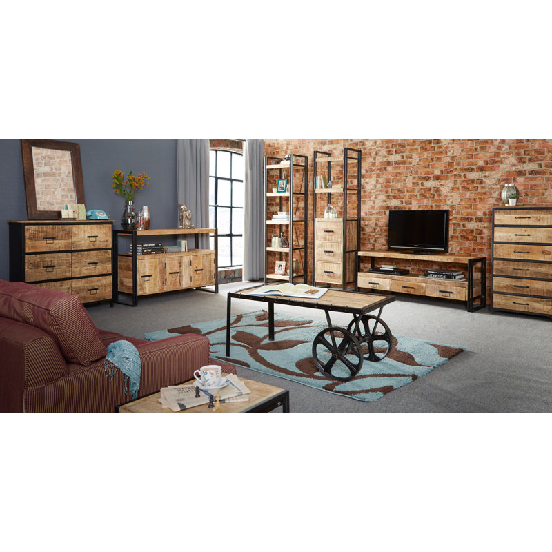 Anaia Wheel Coffee Table