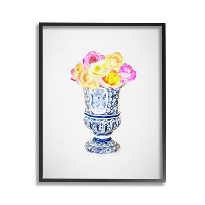Bouquet Framed Giclee Art by GraffiTee Studios