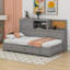 Lit de jour en bois Nablah avec 3 tiroirs de rangement, plateau souple supérieur-1739811823-1739811821