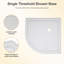 Base de douche ronde 36 po x P 36 po