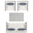 Mondovi Eucalyptus 4 - Person Patio Conversation Set with Cushions-552031111