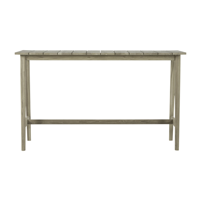 Coast 70.875" Solid Wood Console Table, Oyster Teak