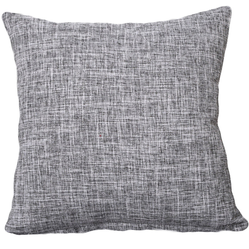 Coussin décoratif, H 22 po x l 22 po, Gris