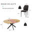Ensemble de table de salle à manger 5 pièces avec 4 chaises modernes-479687004