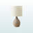 Aras Standard Resin Table Lamp in Brown and Ivory Shade, 16.3'' H X 9.31'' W X 9.31'' D