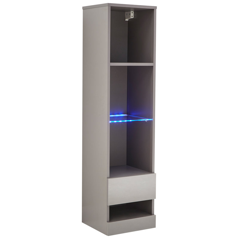 Kedzie Display Cabinet, Grey