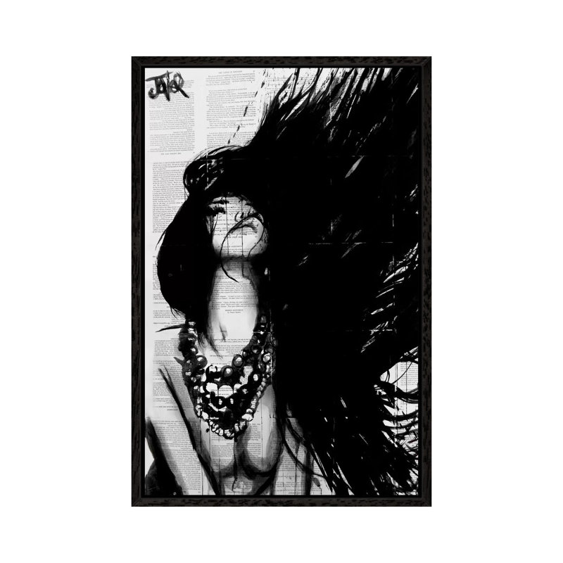 Loui Jover by Loui Jover - Floater Frame Gallery-Wrapped Canvas Giclée on Canvas, Black, 66.04 cm H x 45.72 cm W