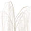 Artificial Lighted LED 47.24'' H White Willow Tree Decoration