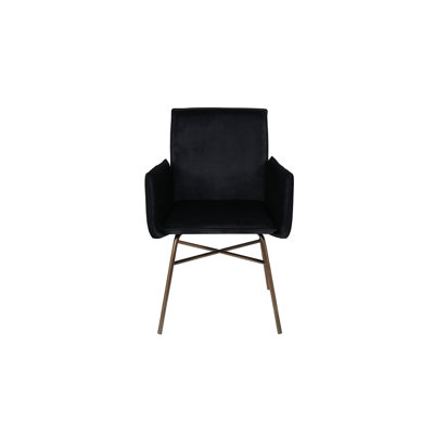 Saucedo 109.2cm H Velvet Upholstered Armchair