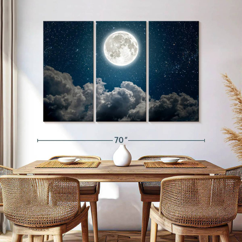 Oberle Beautiful Moon, 42" H x 65" W