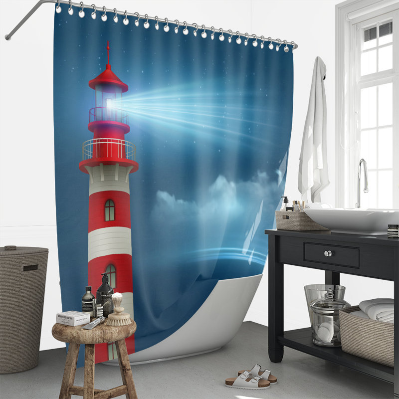 Robitaille Shower Curtain, 72" H x 70" W