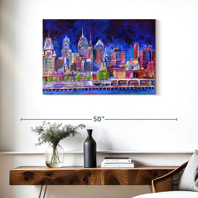 Ravi Philadelphia, 24" H x 36" W