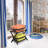 Folding Luggage Rack with Shelf Travel Suitcase