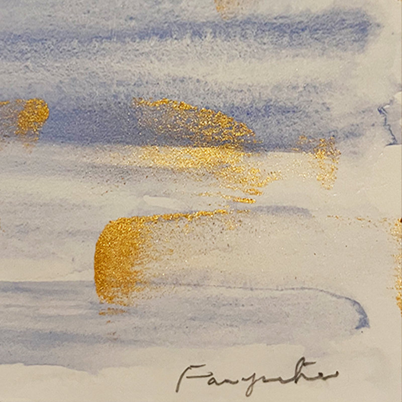 The Touch of Ocean No.6 by Fanyu Lin - Single Picture Frame Painting