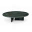 Table basse en marbre naturel vert, table de salon, pierre naturelle, 90,4 x 9,8 pouces / 90 x 25 cm, marbre véritable, marbre véritable