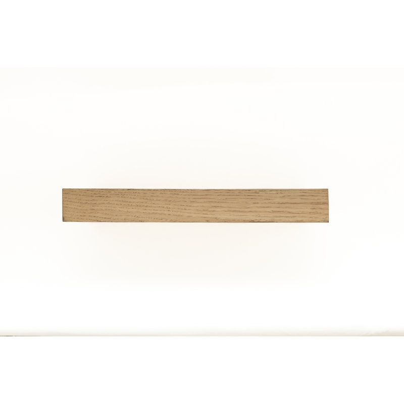 Tablette flottante Dogberry, H 3 po x l 60 po x P 12 po, Chêne blanc