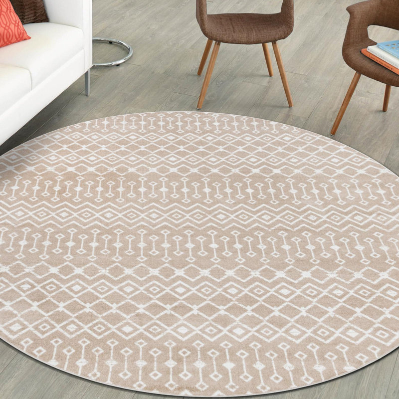 Ontonagon Moroccan Trellis Rug, Round 10'