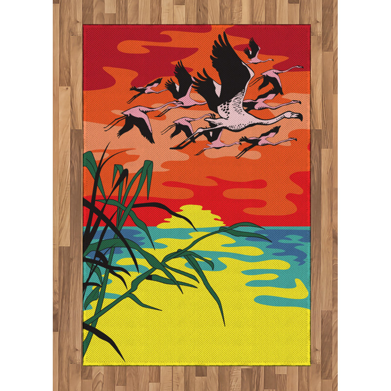 Easterling Toile Hand Woven Area Rug, Rectangle 120 x 180cm