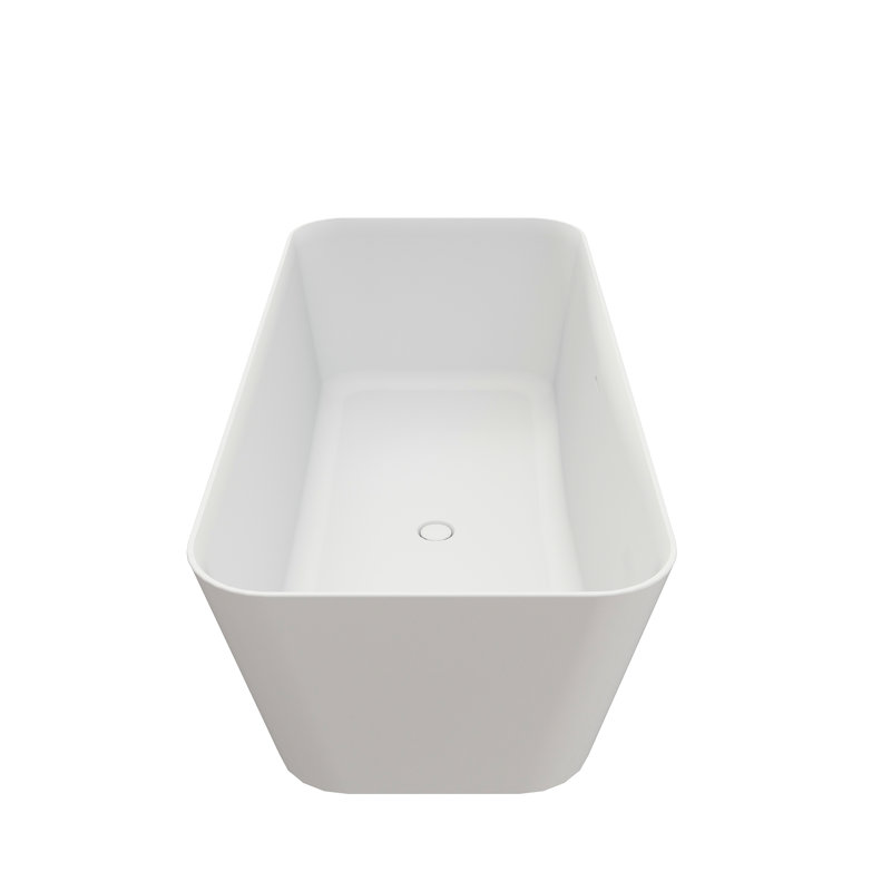 Deep Soak 67 Inch Soaking Bathtub Freestanding With Matte Finish, Slip - Contour, Warmth Retaining Insulation, Ultra Composite, Seamless Design, Skin Surface, Single Artificial Stone Launching