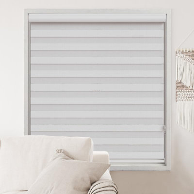 Store zébré Shadesu pour fenêtres, l 30 po x H 72 po, noir, abat-jour zébré à double couche sans contrôle, contrôle de la lumière pour le jour et la nuit, stores transparents pour fenêtres d'intérieur, chambre à coucher, cuisine
