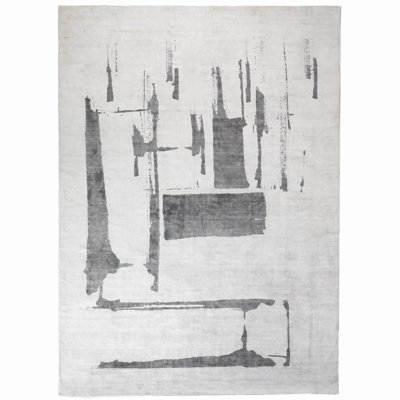 Edifice Rug in Cream/Charcoal