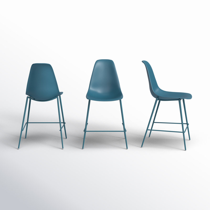 Sylvester Counter Stool, Ocean Teal