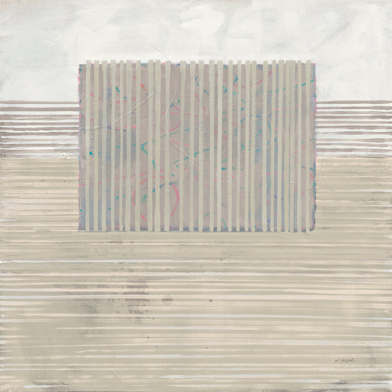 Layer Of Reality Neutral by Mike Schick - Wrapped Canvas Painting, 51cm H x 51cm W