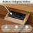 3-Drawer Nightstand with Charging Station
