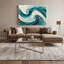 Art mural sur toile bleu-1873208020